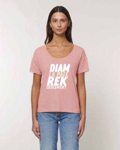 Tee shirt Diam Rek Rose