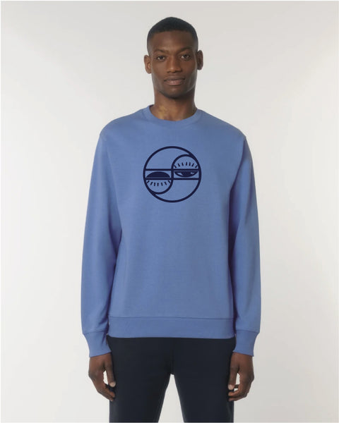 Sweat Clin d'oeil Bleu lumineux