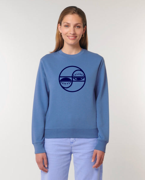 Sweat Clin d'oeil Bleu lumineux