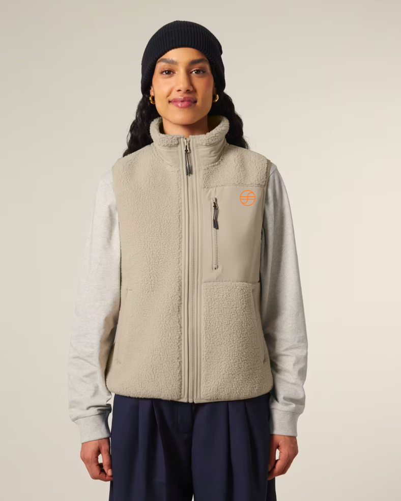 Veste zipée en polaire Sherpa